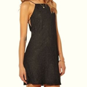 NWOT Pins & Needles Anthropologie Black Lace Minidress Size Small
